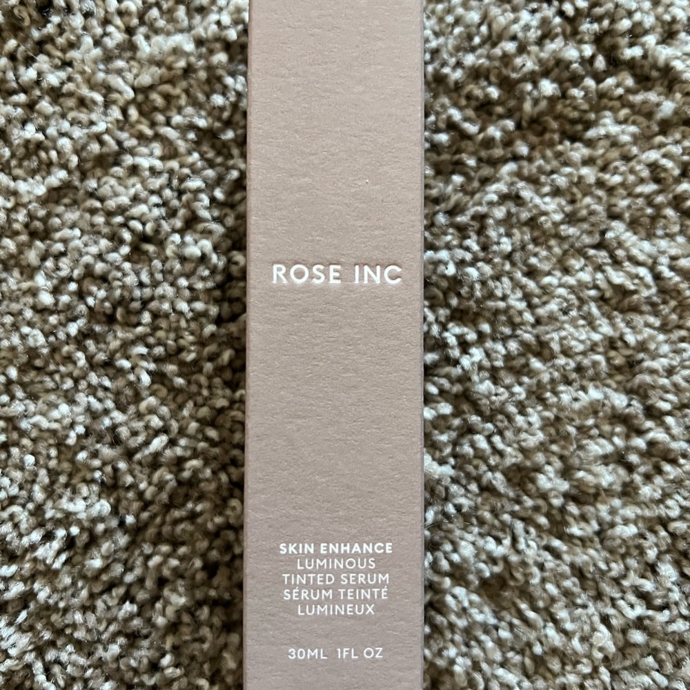 NWT Rose Inc Skin Enhance Luminous Skin Tint Serum Foundation 60